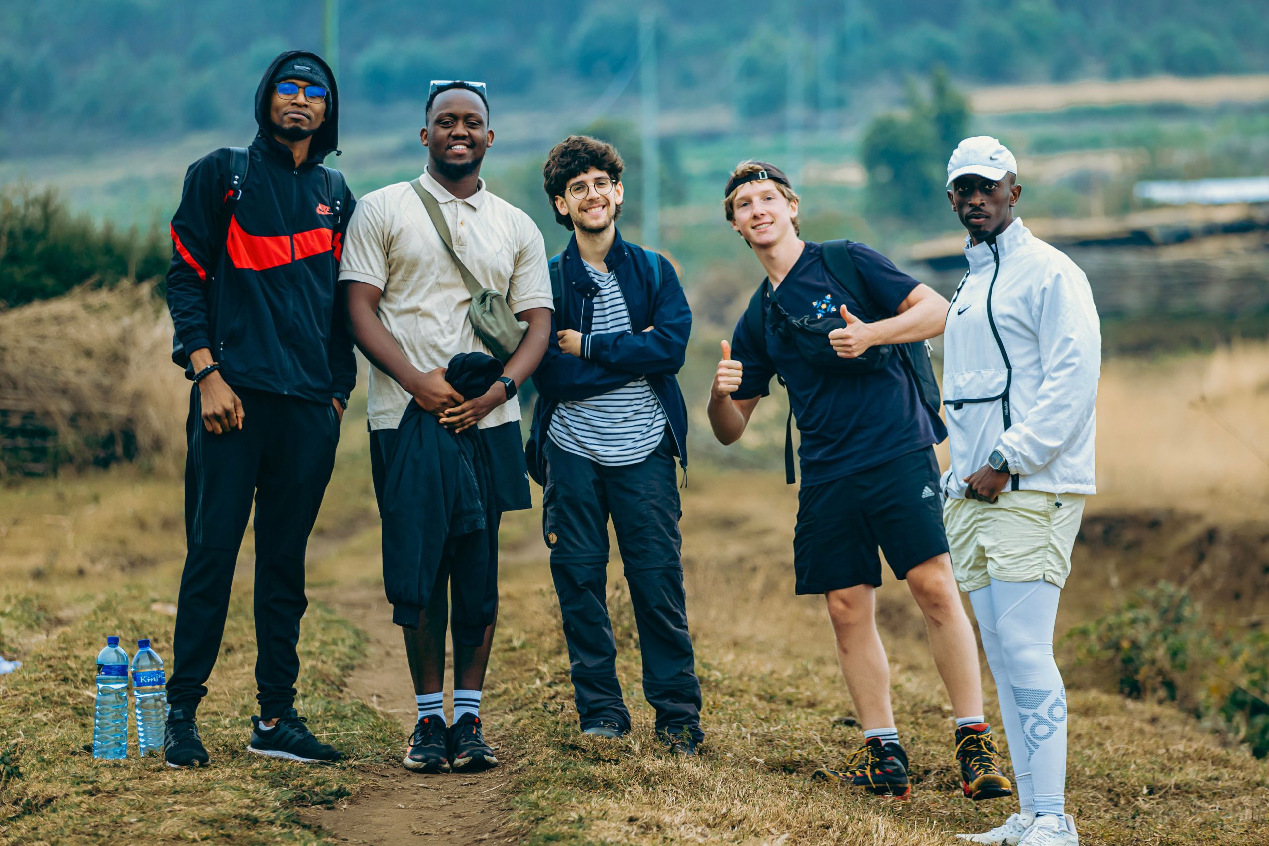 Men's wellness retreat setting in the Colombian mountains